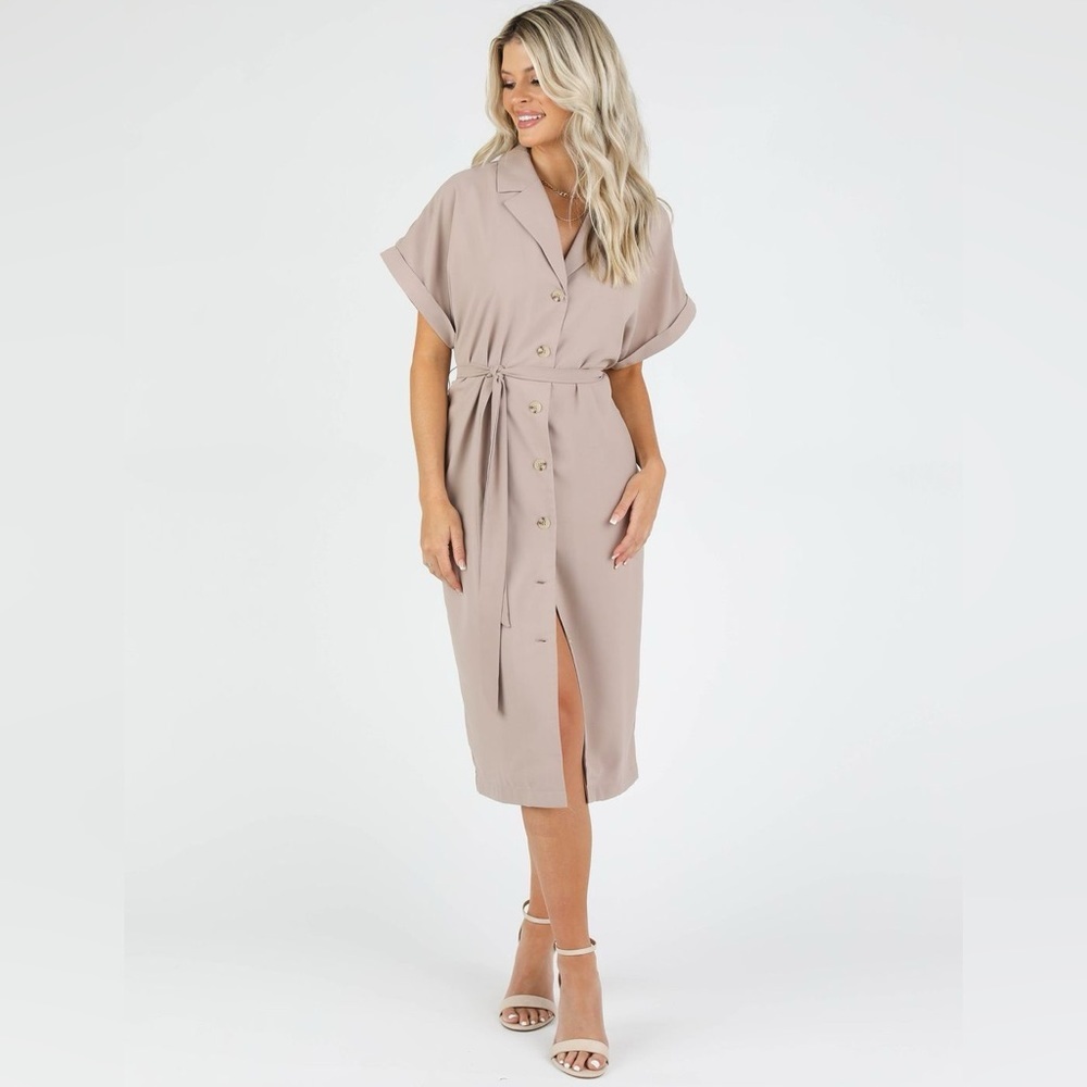 KITTENISH ANNA BUTTON DOWN DRESS